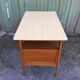 Vintage desk with 2 drawers in beech and cp with the Formica top