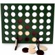 One-of-a-Kind Handmade Oversized Wooden Four-in-a-Row Game