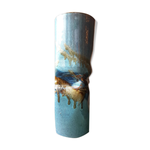 Vase vintage en grès années 60