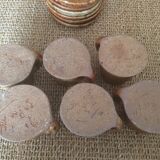 6 stoneware coffee cups