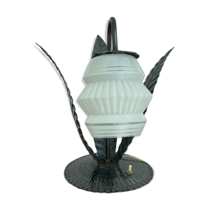 Lampe de style art deco - globe verre