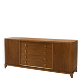 According to André Arbus, a sideboard in a row from the Art Deco period in blonde mahogany.
