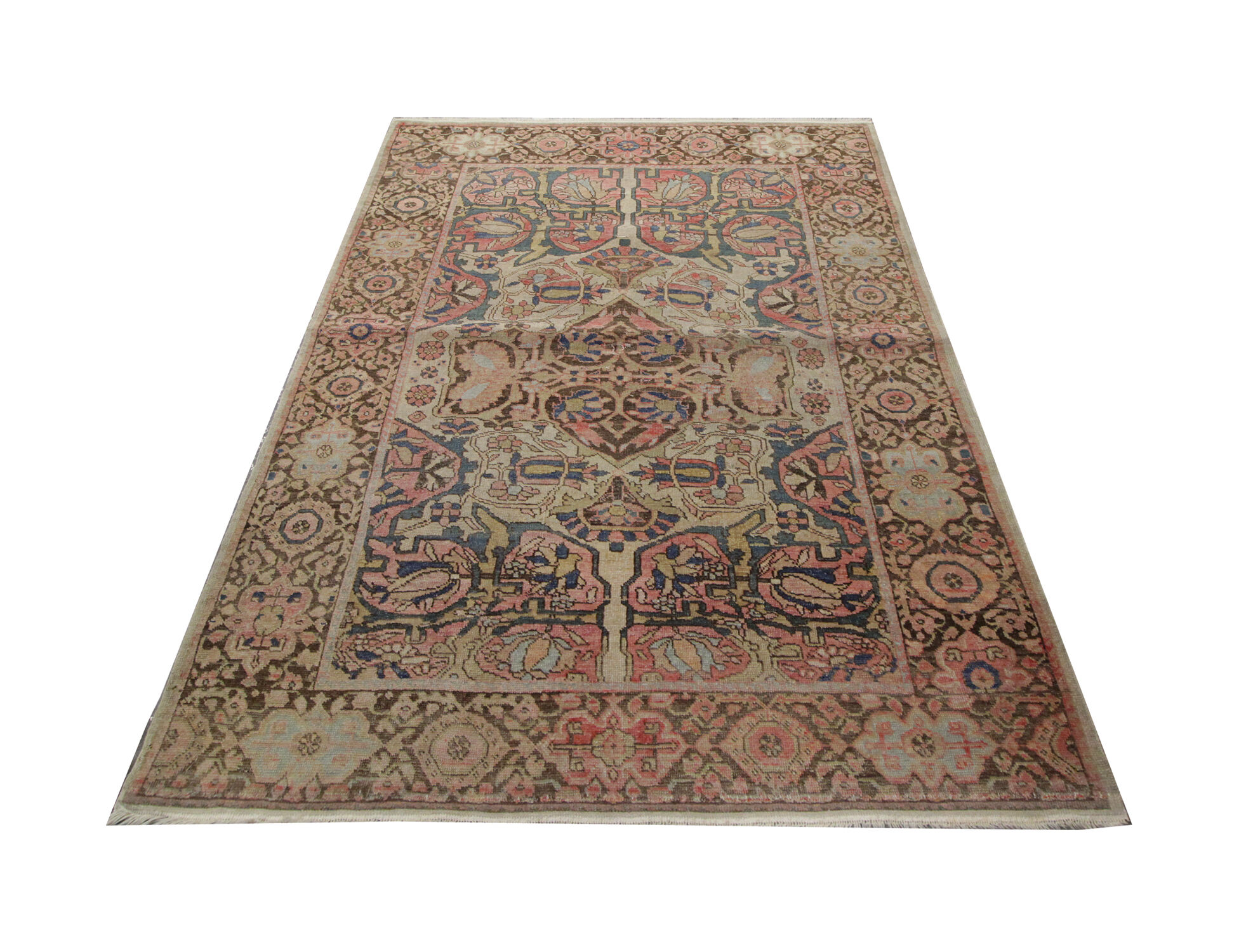 Antique Farahan Handmade Wool Persian Rug- 103x140cm
