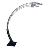 Vintage Floor Lamp • Arc • Beltrami & Gencarelli • Ricerca New Design • Chromed Metal • 1970