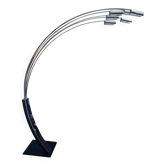 Vintage Floor Lamp • Arc • Beltrami & Gencarelli • Ricerca New Design • Chromed Metal • 1970