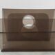 Acrylic magazine rack in the shape of a W - 1970s design.
