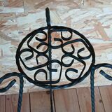 Wrought iron side table from the 1950s.