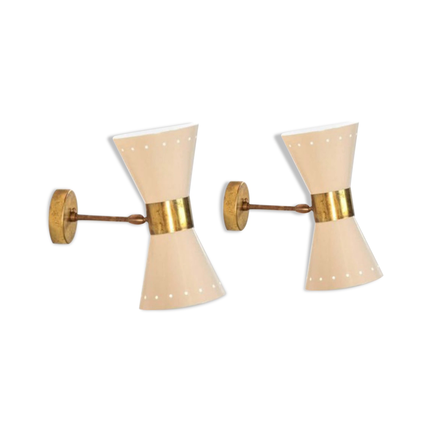 Pair of sconces de diabolo Italian