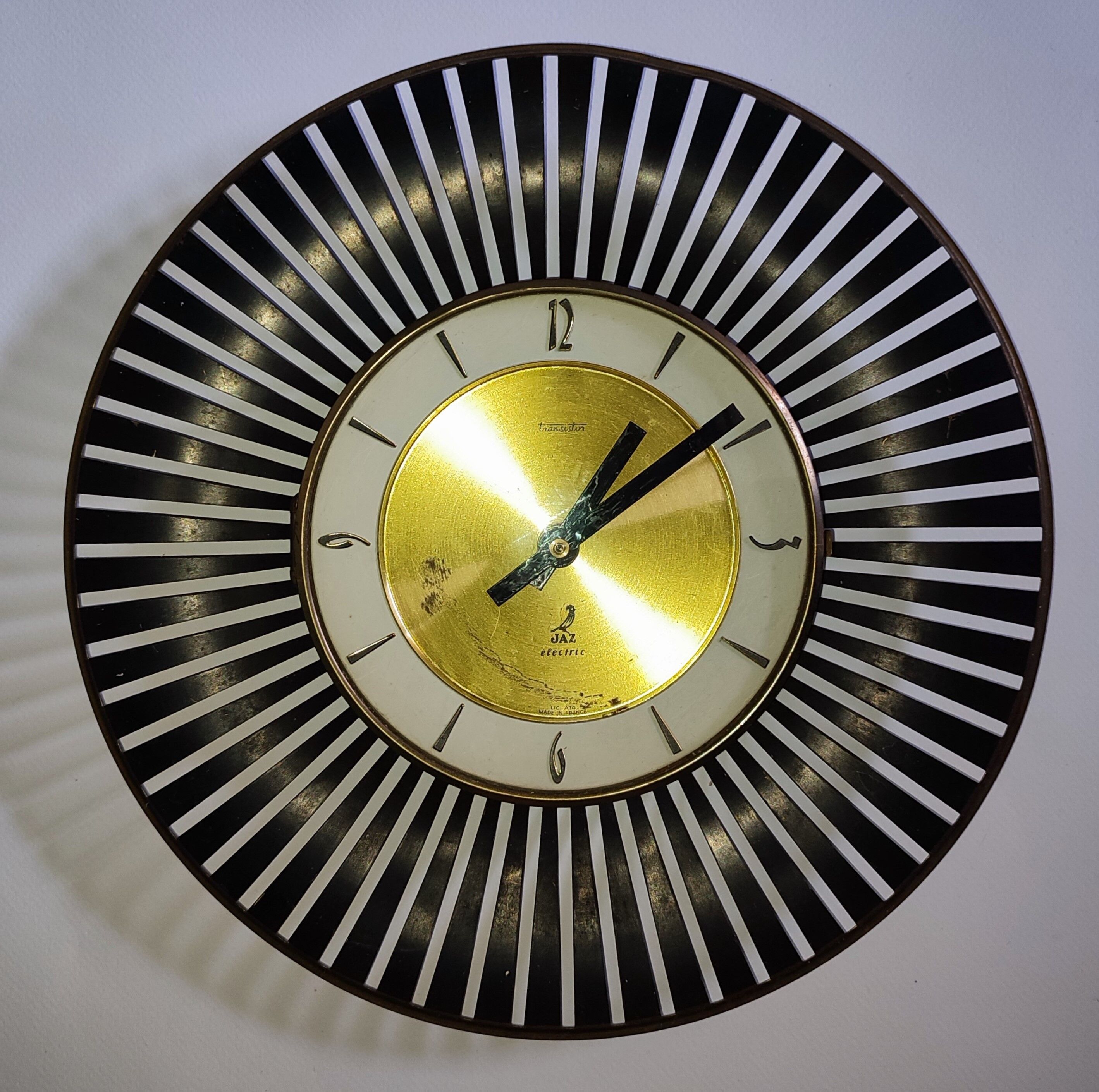 Wall clock JAZ Electric 1950/60's (silent)