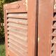 Pair of old wooden shutters
