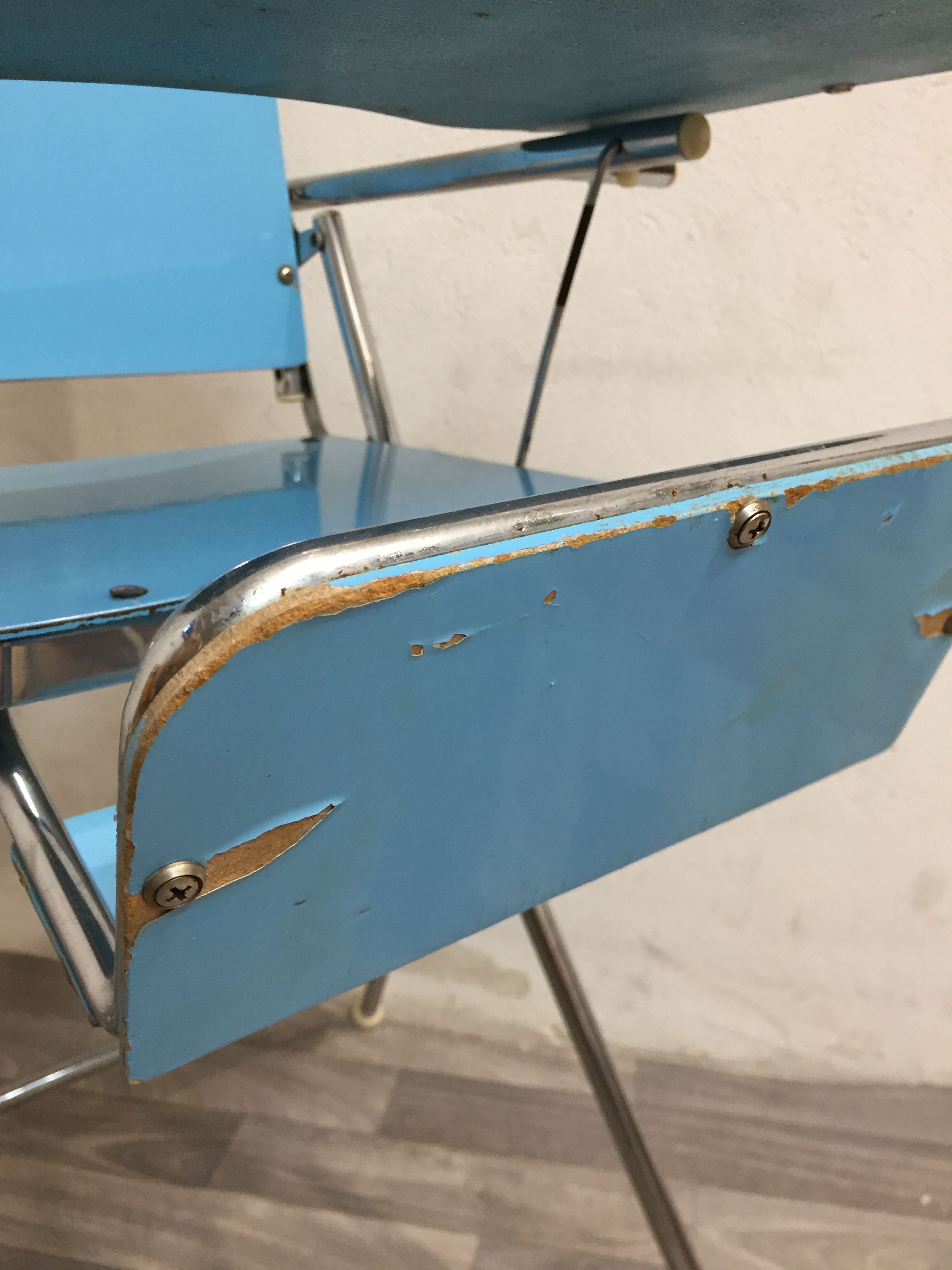 Chair high vintage formica 1960