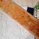 Old farmhouse bench in solid wood - 128 cm