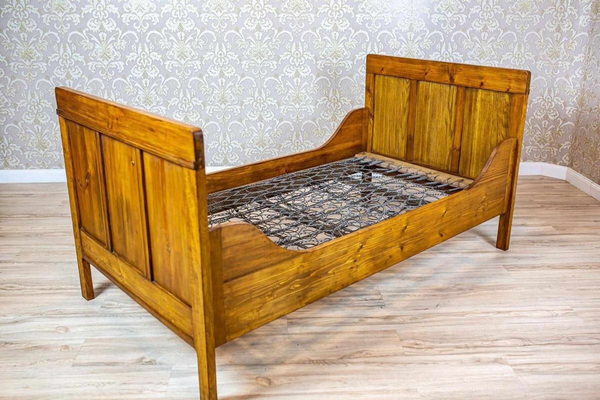 Antique Pine Bed, 1910