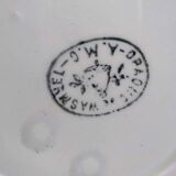 Lot de 6 assiettes à dessert faience Wasmuel -M.G