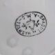 Set of 6 Wasmuel earthenware dessert plates -M.G