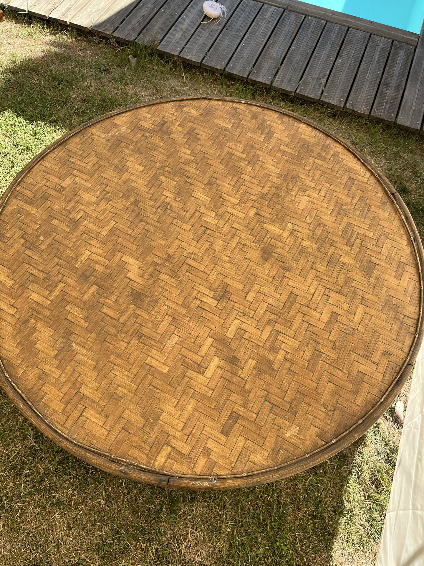 Rattan garden furniture