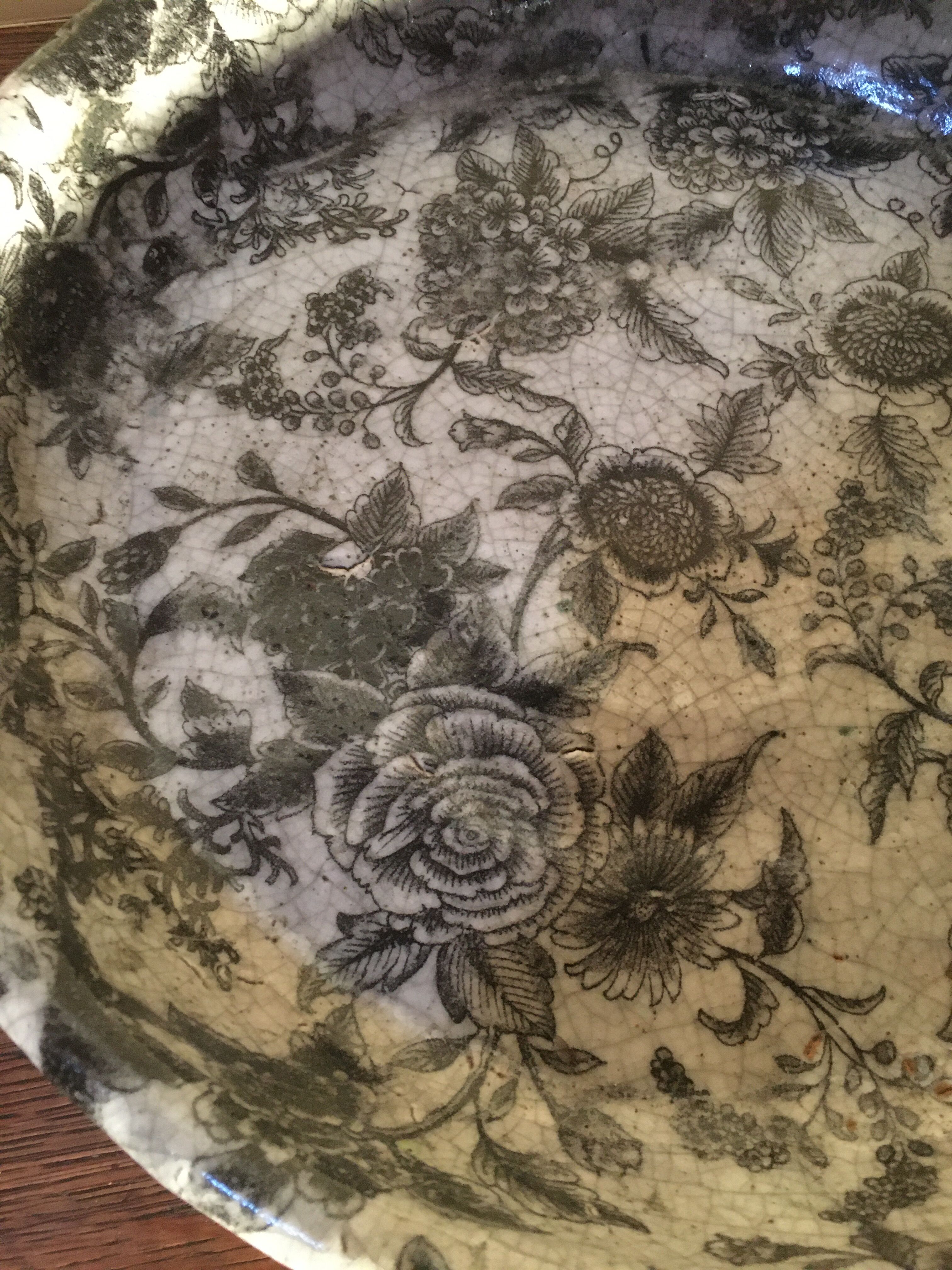 Enamelled ceramic dish ∅ 34