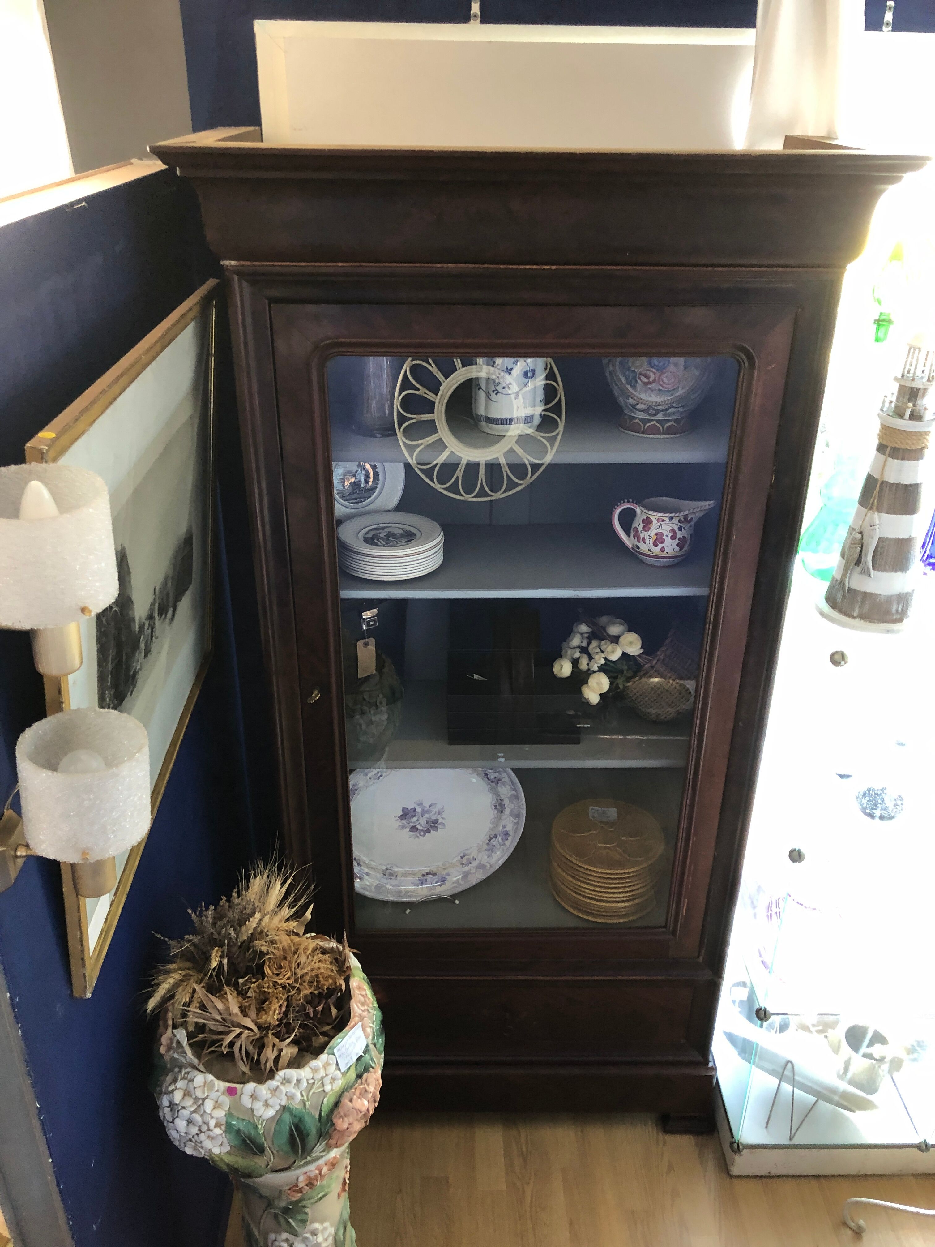 Napoleon III Library in Mahogany