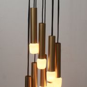 Lampe cascade des années 1970 en laiton