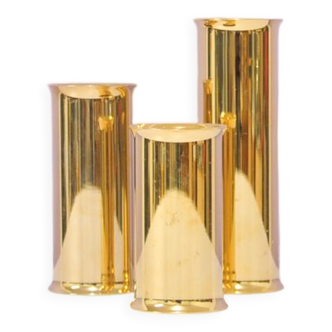 Set of brass tea light holders Altecco