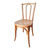 Turned wooden bistro chair, Fischel
