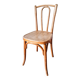 Turned wooden bistro chair, Fischel
