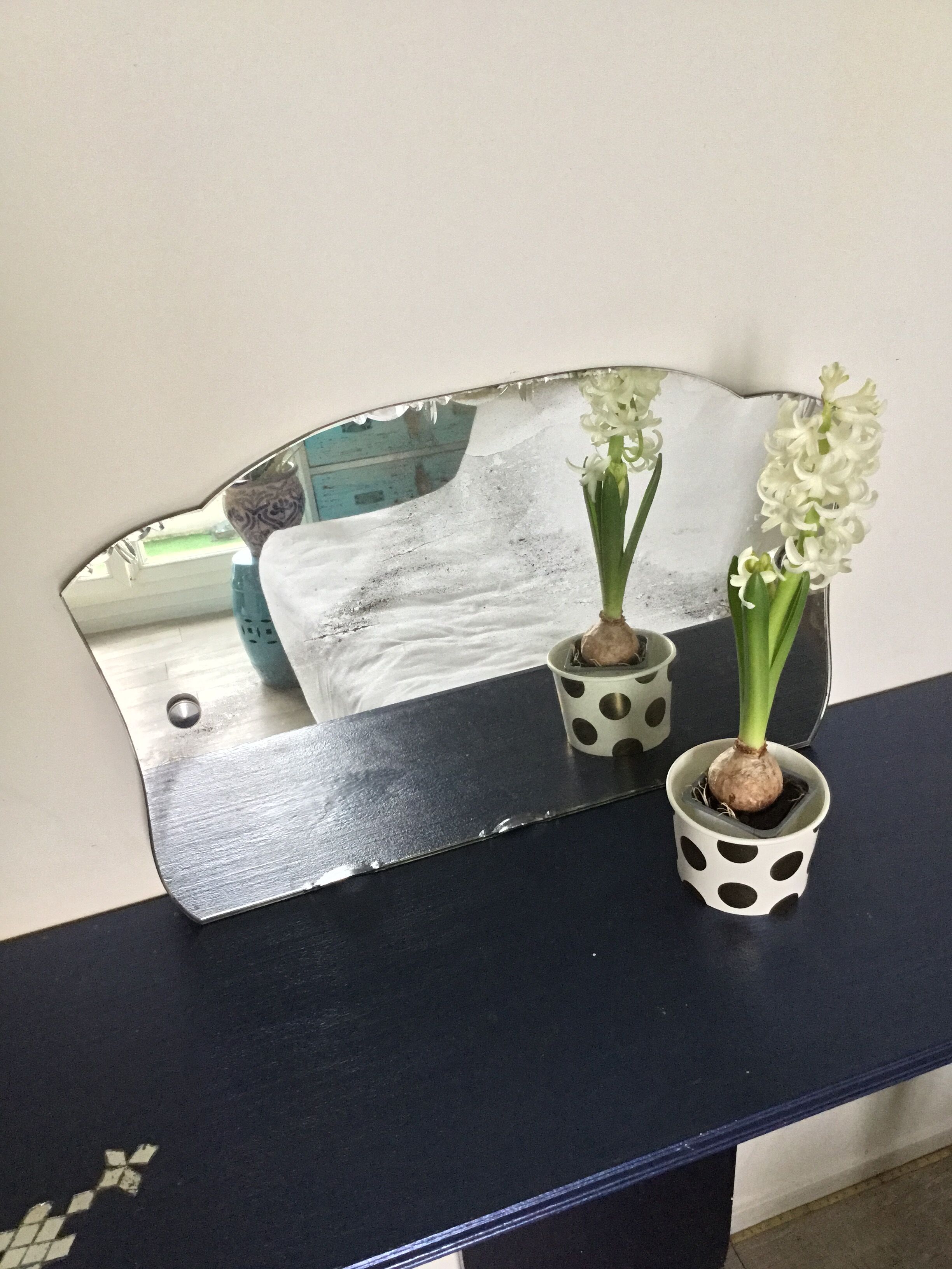 Art deco mirror, 50x33cm