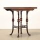 Table basse ancienne victorienne en acajou, Angleterre, XIXe siècle