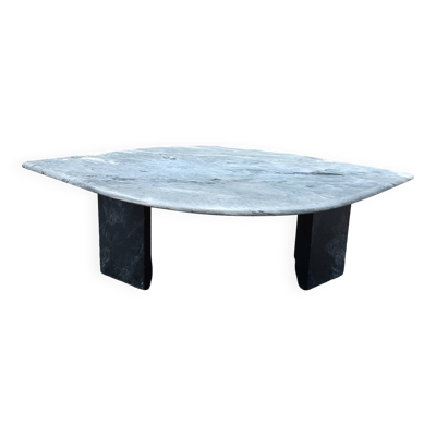 Table basse marbre années 70