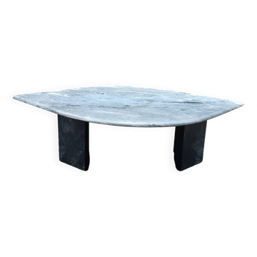 70s marble coffee table