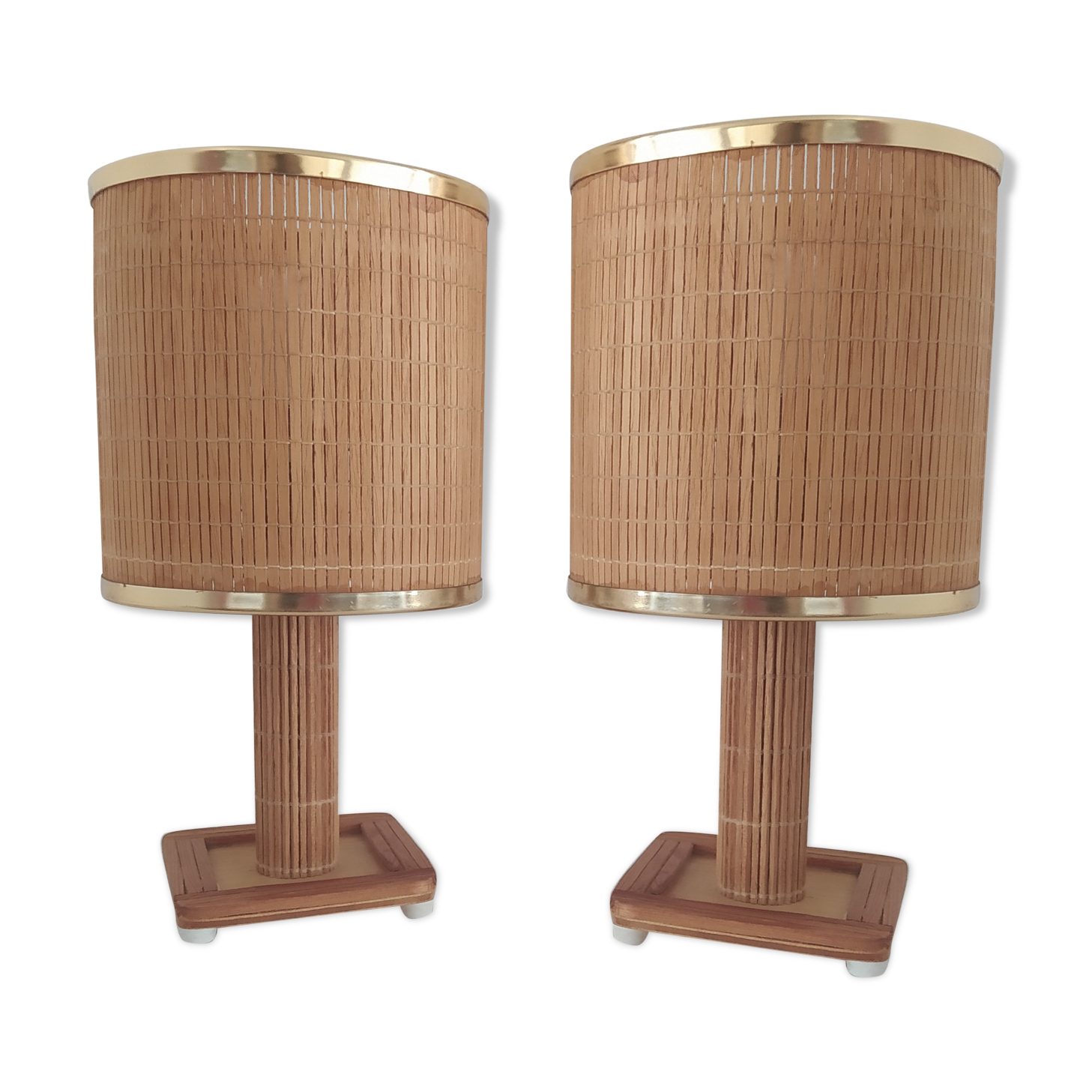 Pair of bedside lamps