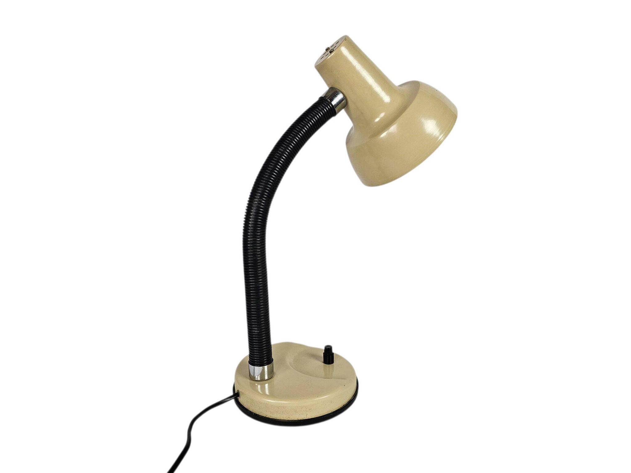 Veneta Lumi - lampe de table - 'Gooseneck' - éclairage vintage - années 70