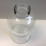 Grand verre de lampe ancienne pétrole huile ou autres globe abat-jour luminaire