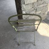 Set of 4 folding garden chairs