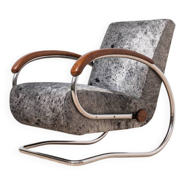 Fauteuil modèle H221 par Jindřich Halabala pour UP Závody