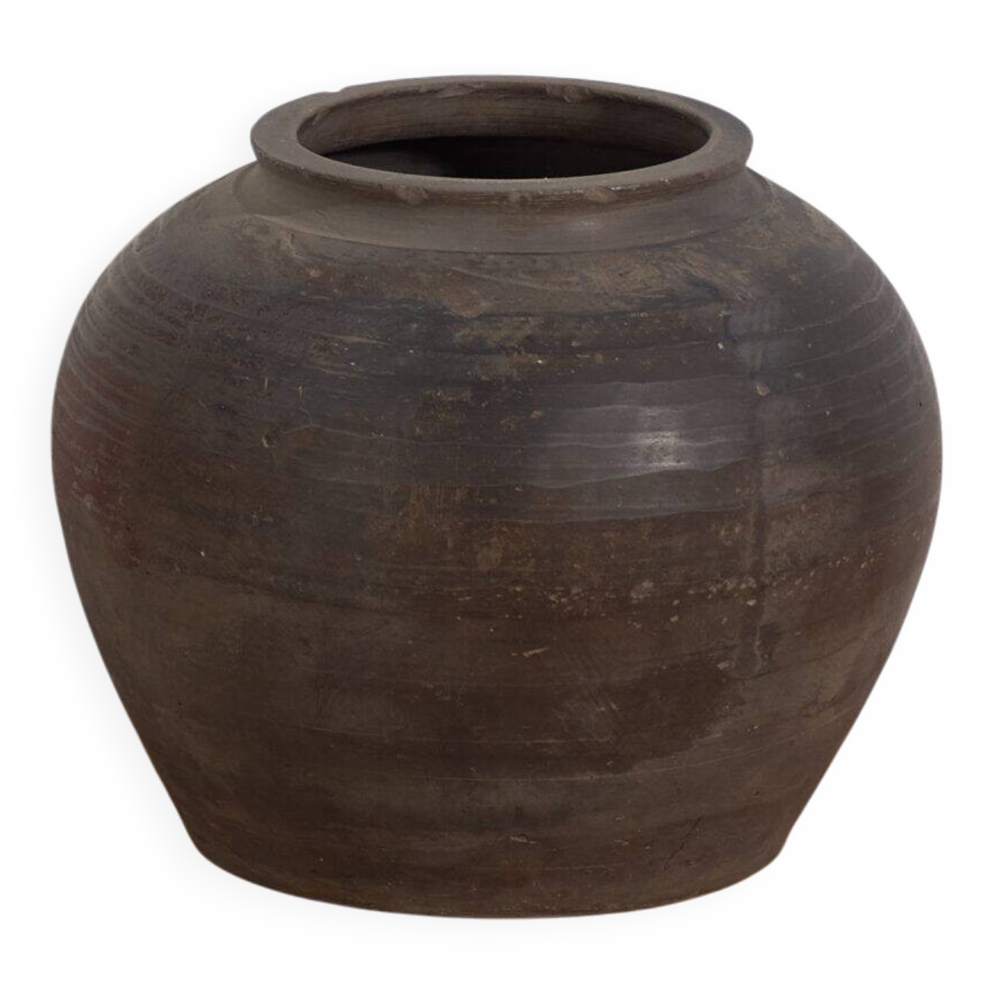 Round antique ceramic vase (c.1900) #14