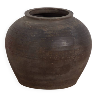 Round antique ceramic vase (c.1900) #14