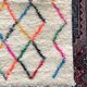 Tapis azilal coloré chambre enfants 61x101cm