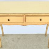 Console 2 drawers in lacquered wood