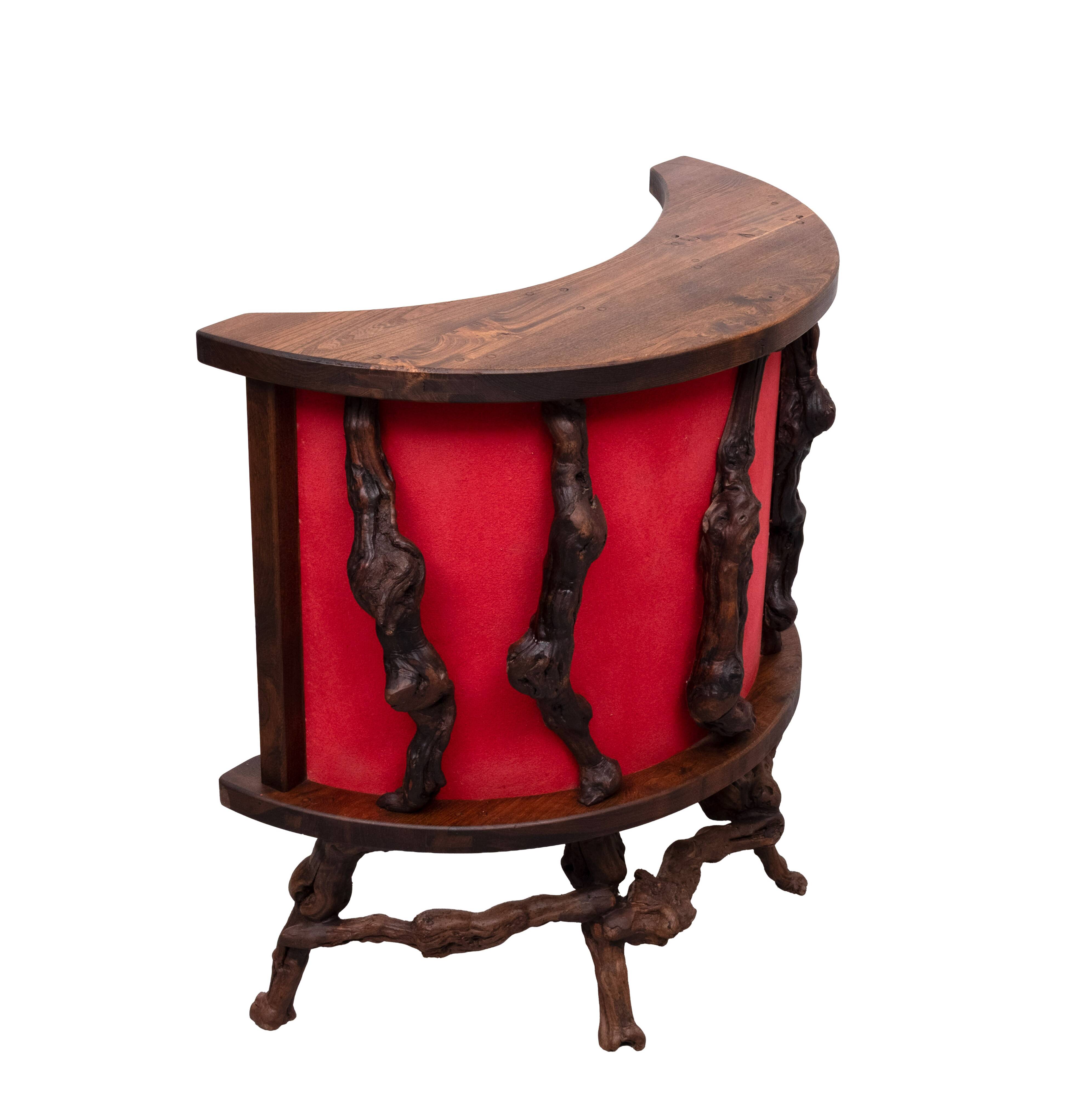 Dry Bar French Vinery Bar and Stool Set, 1960s, Set of 4