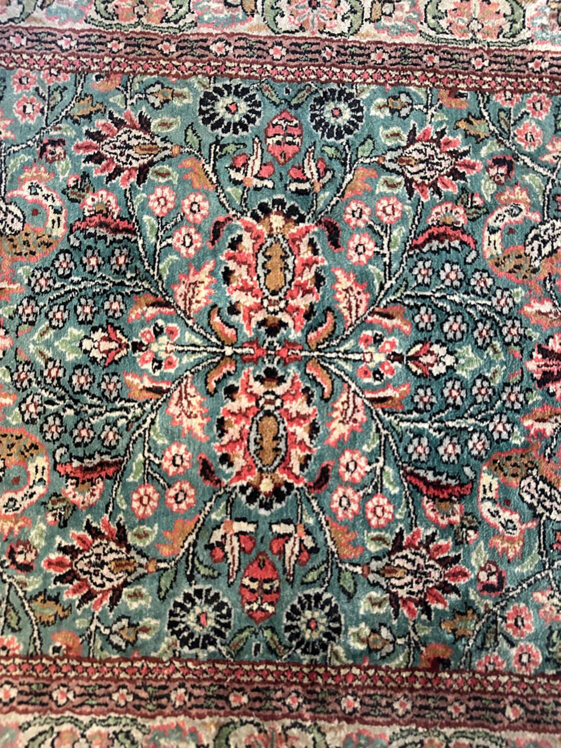 Antique Indian runner rug 301x81