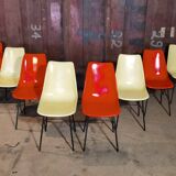 Set of 8 chairs by Miroslav Navràtil for Vertex