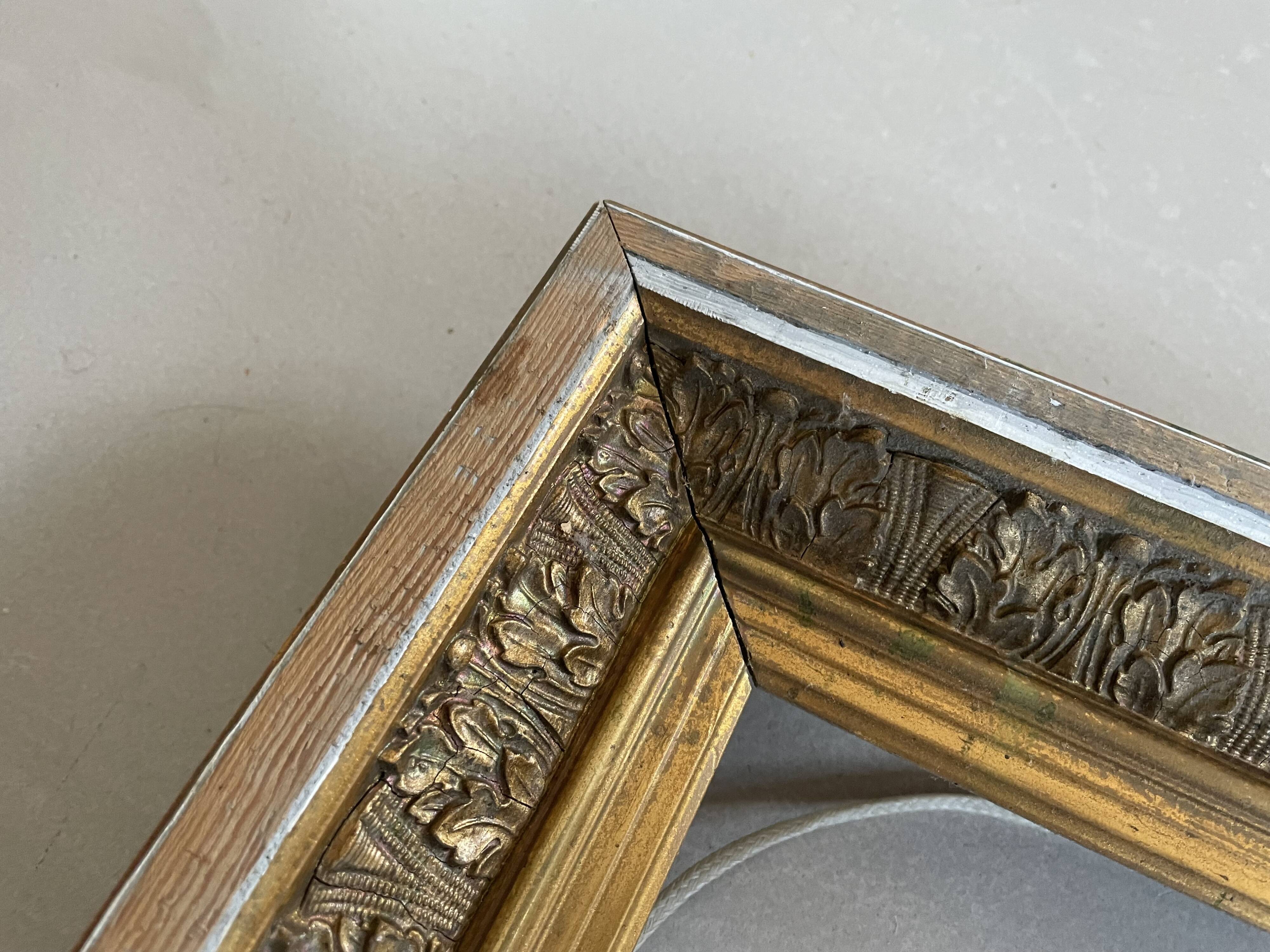 Old golden frame 54x46cm