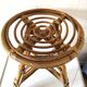 Vintage rattan stool