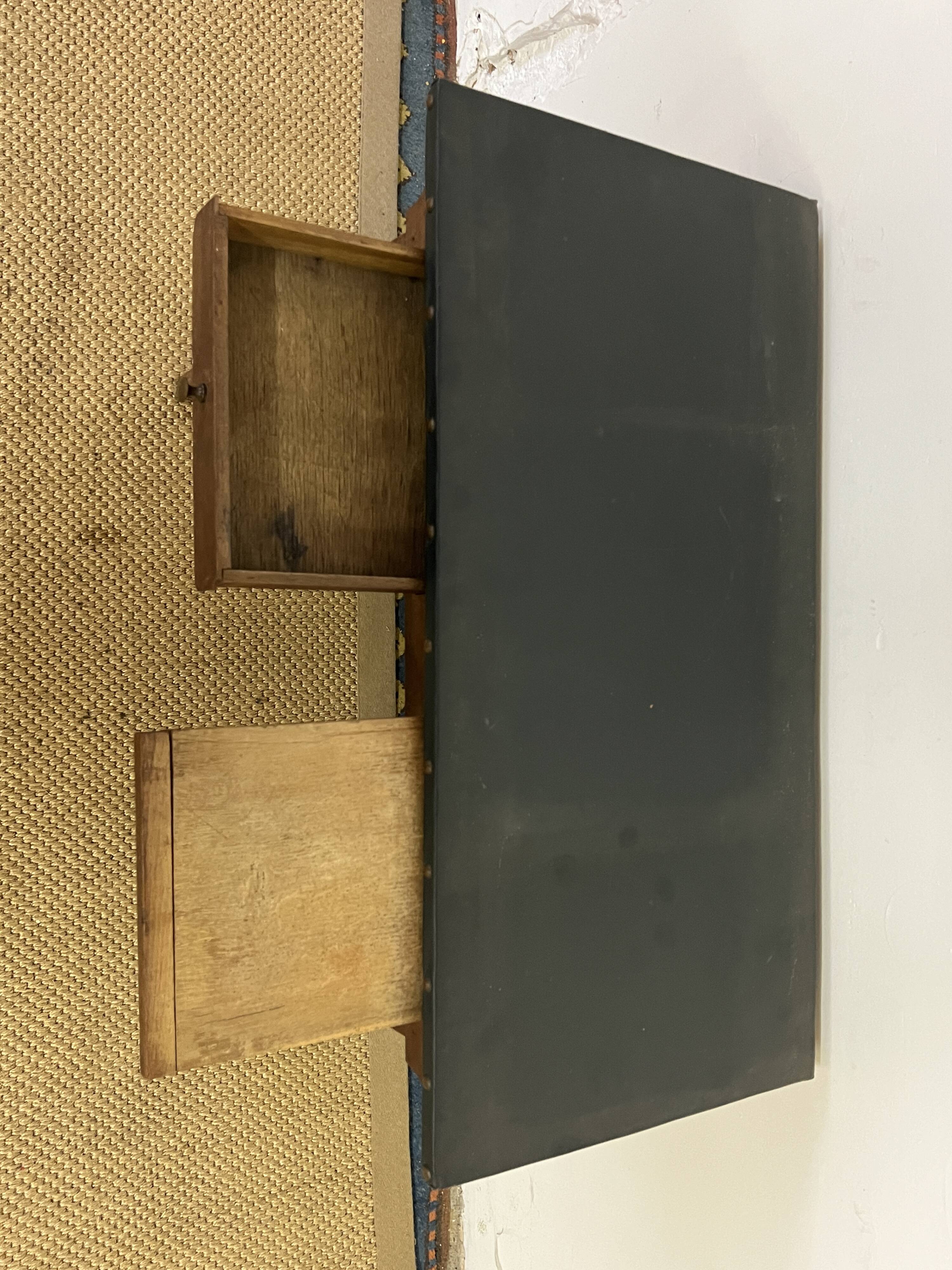 Petit bureau / table console en bois vintage