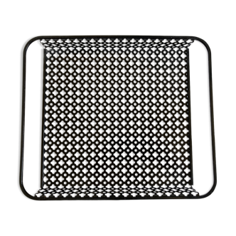 Perforated iron tray Matégot 1950