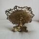 Centre de table en bronze avec décoration nymphe