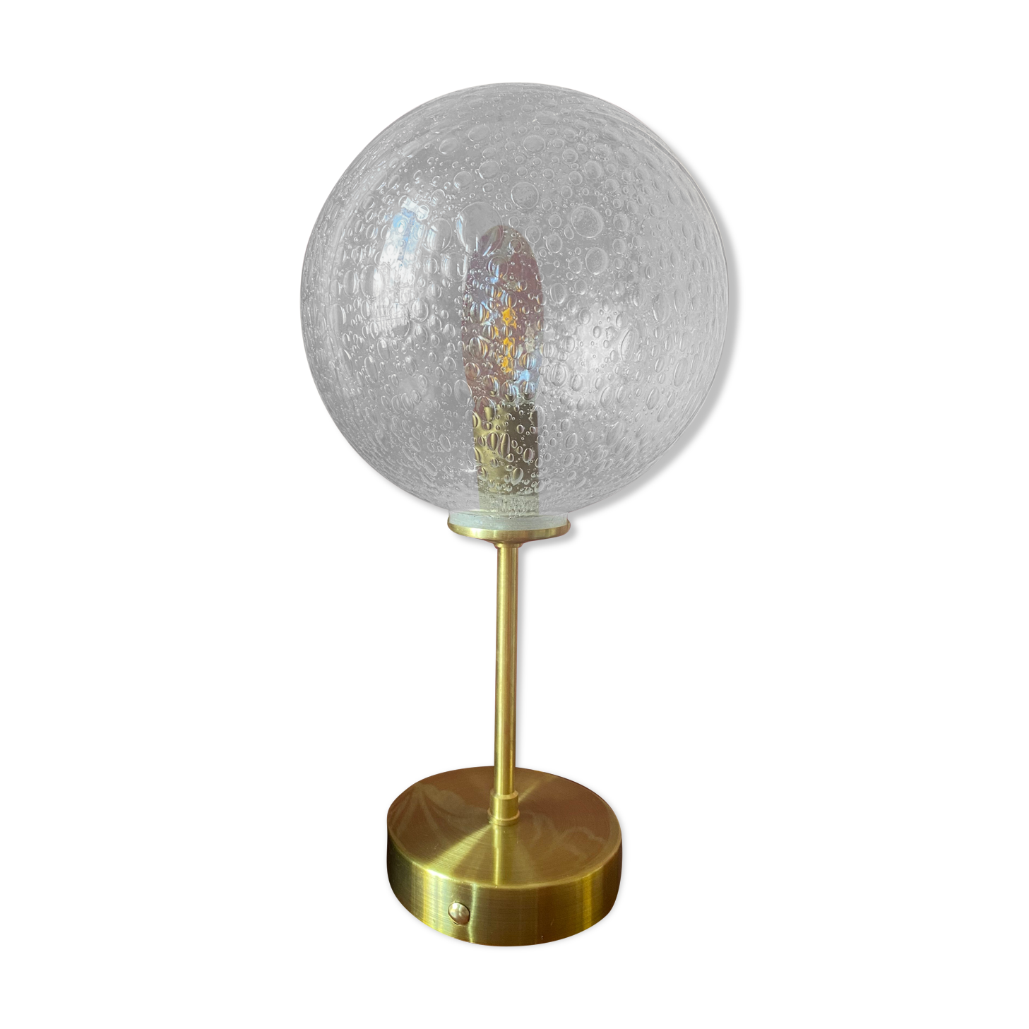 Lampe à poser globe vintage