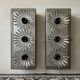 Paire d'appliques flower plexiglas circa 1970