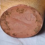 Two bottles glazed terracotta sculpture